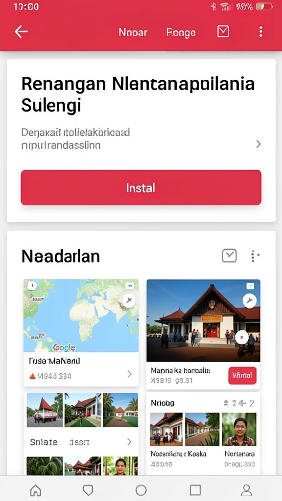 Grafis indah yang menggambarkan dunia fantasi.
