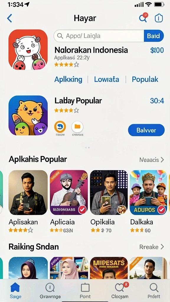 Tampilan antarmuka pengguna yang ramah dan menarik.