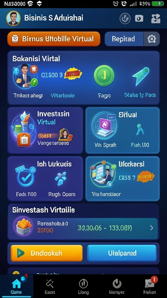 Tampilan utama aplikasi BPO777 yang menarik.