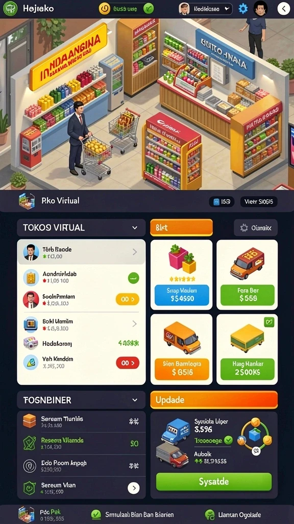 Tampilan antarmuka pengguna yang menarik dan intuitif.