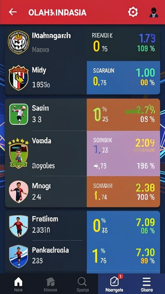 Mode permainan kompetitif melawan teman dan pemain lain.