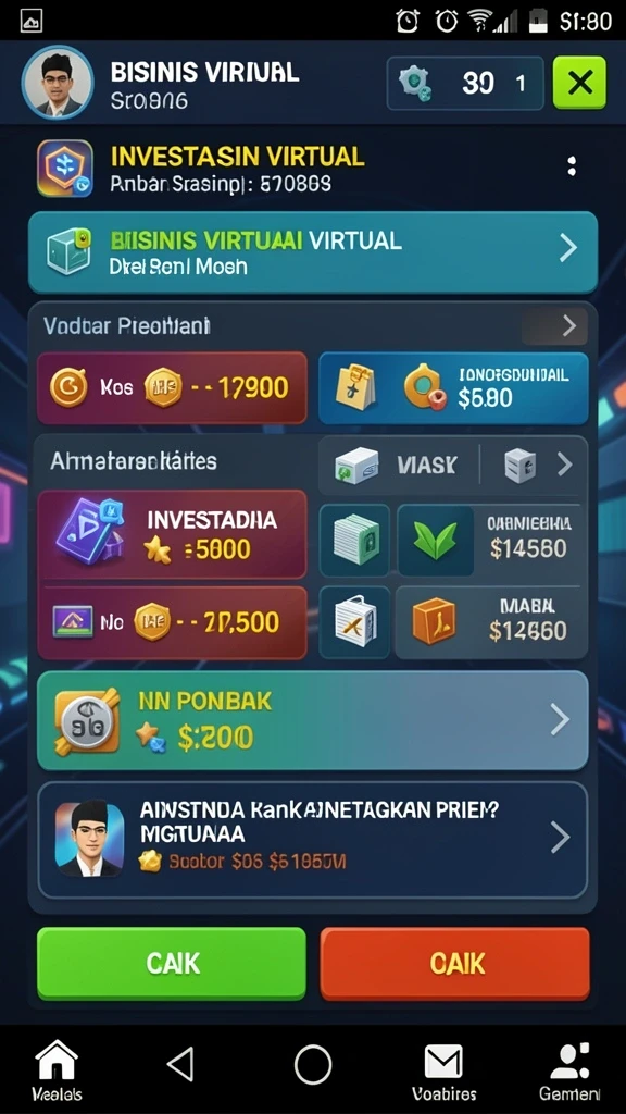 Beragam karakter unik yang dapat dipilih.