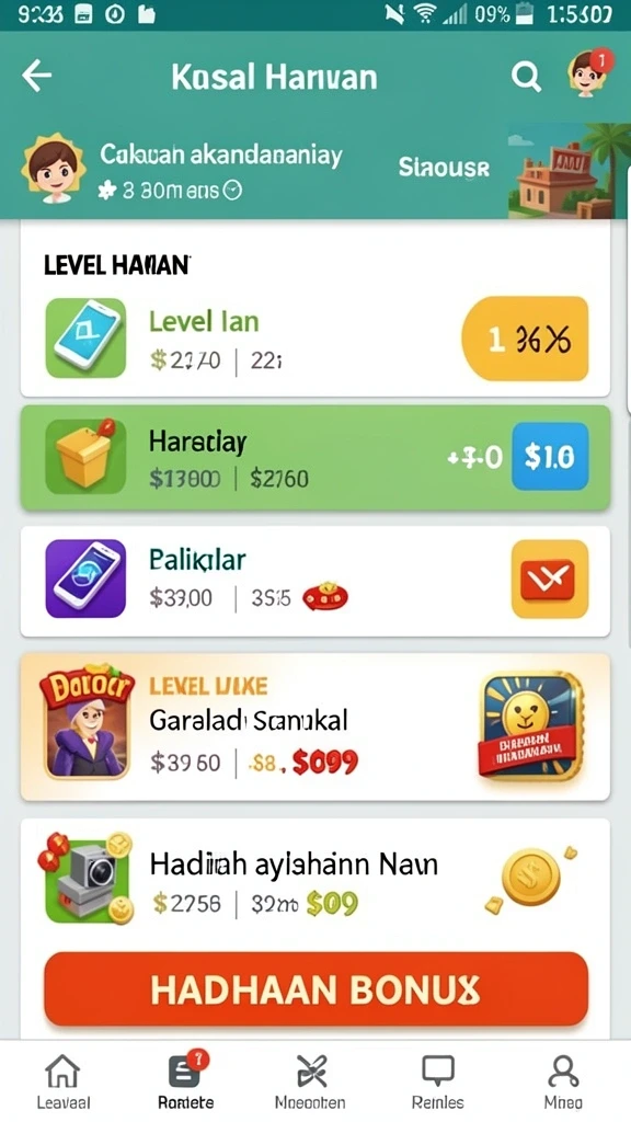 Pengguna dapat menikmati event seru di HP777.