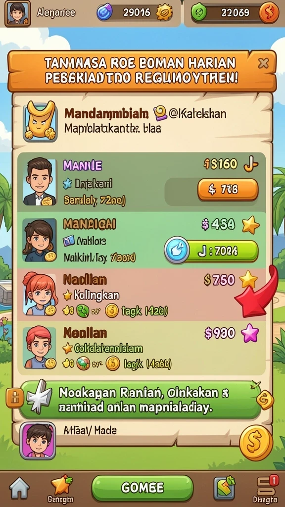 Pengalaman bermain yang seru dan interaktif.