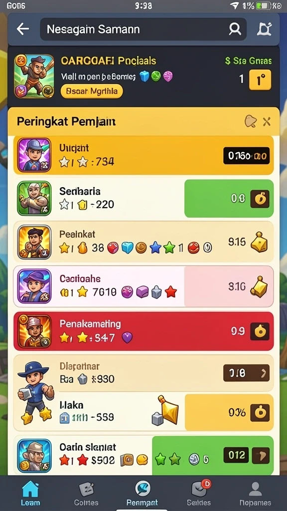 Informasi taruhan yang jelas dan terperinci.