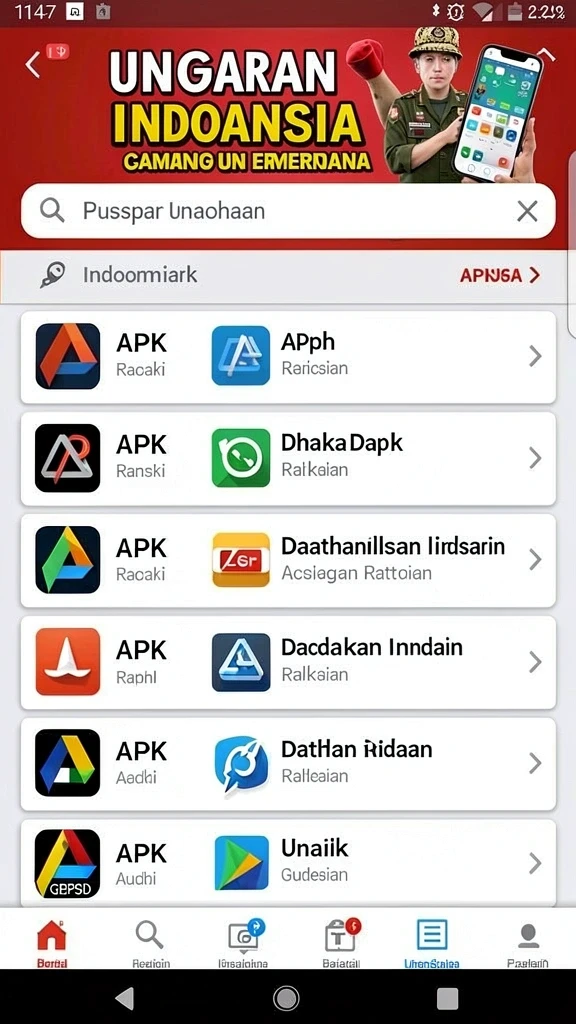 Karakter-karakter yang unik dan penuh warna.