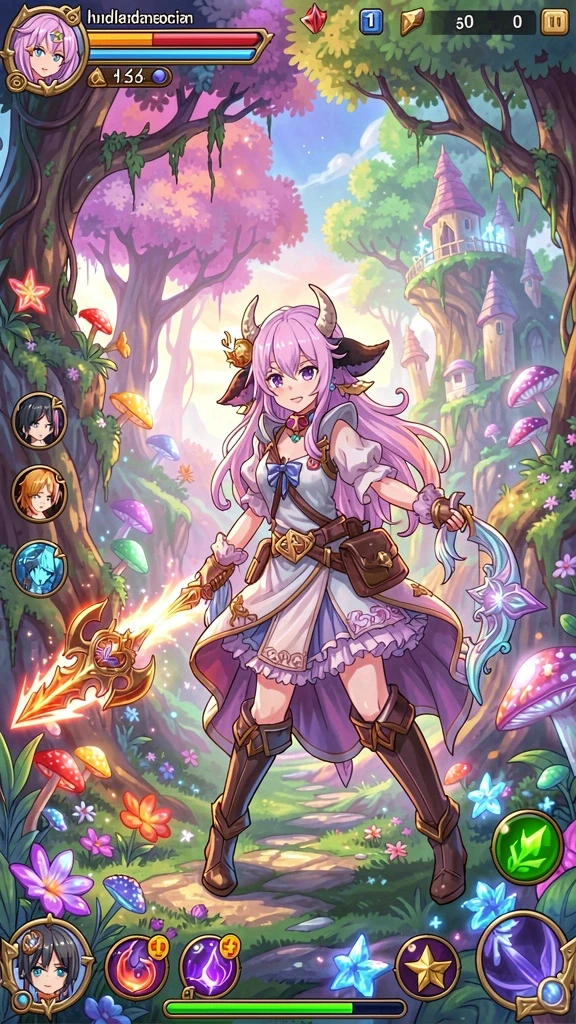 Ragam item dan power-up yang mendukung gameplay.
