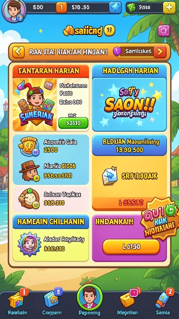Mode permainan yang beragam dan seru untuk dimainkan.