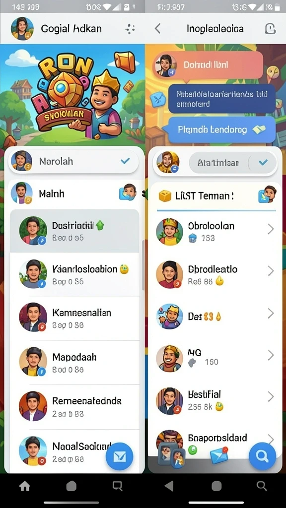 Screenshot kedua menunjukkan karakter utama saat bertarung.
