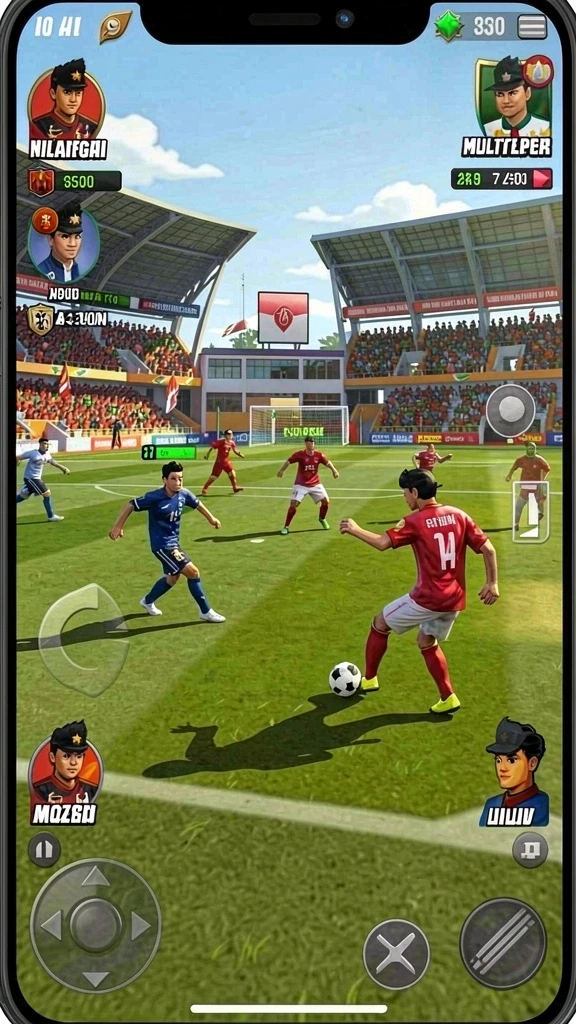 Berbagai karakter menarik untuk dipilih dan dimainkan.
