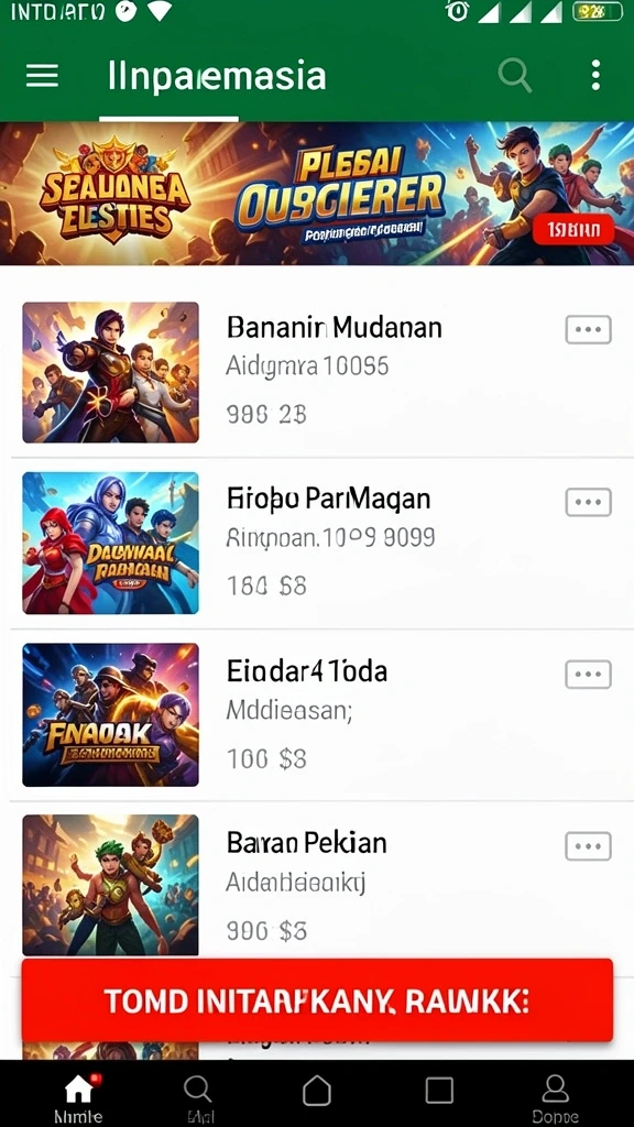 Tampilan antarmuka yang menarik dan mudah digunakan.
