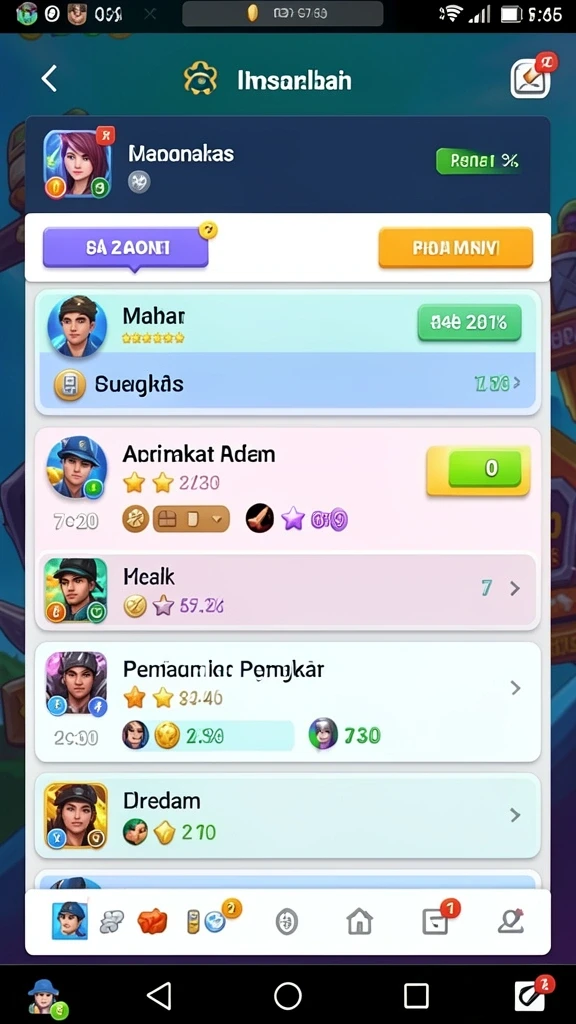 Pertarungan seru dengan efek visual yang menawan.