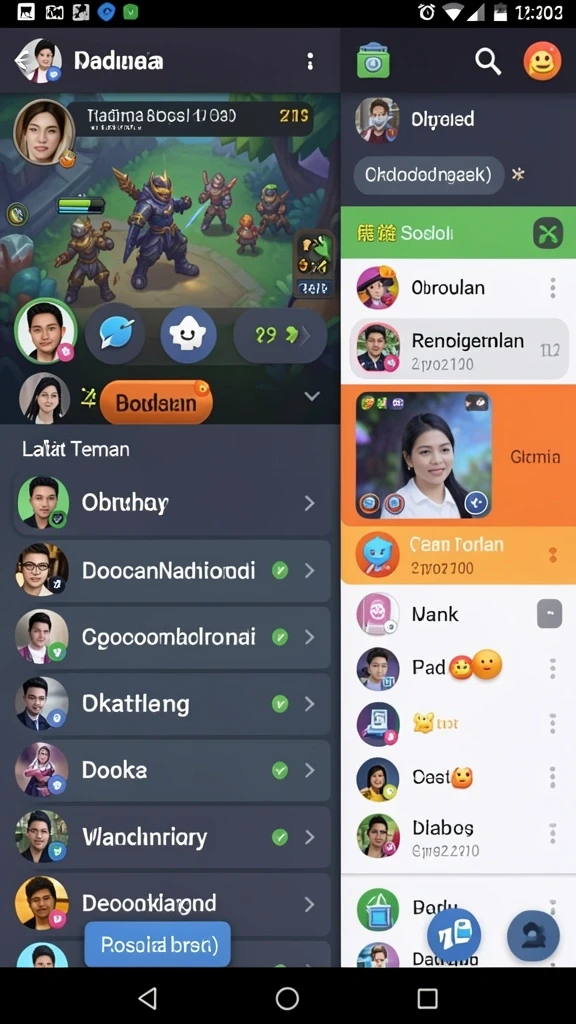 Karakter dengan kemampuan unik untuk setiap pemain.