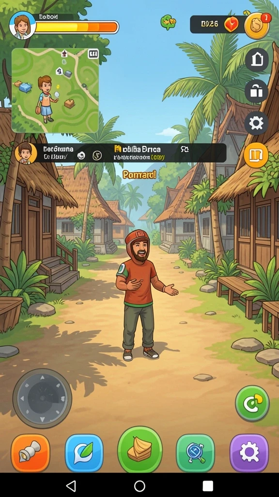 Tangkapan layar fitur multiplayer yang menarik.