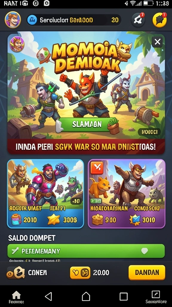 Interaksi multiplayer dengan teman-teman dalam menyelesaikan misi.