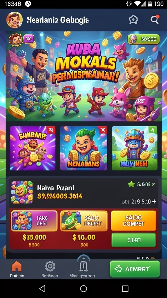 Tangkapan layar menggambarkan fitur multiplayer yang seru.