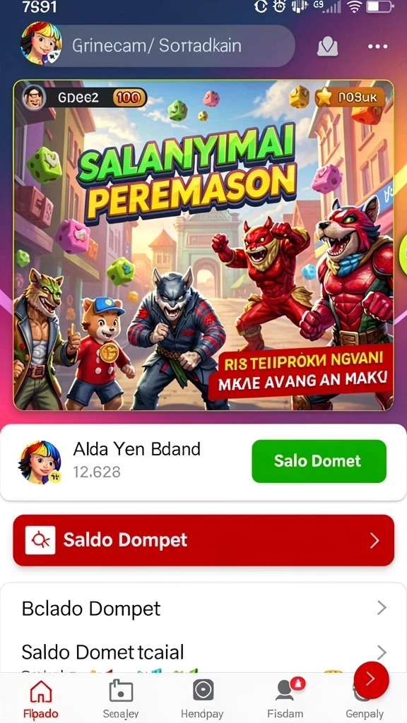 Tangkapan layar menunjukkan mode multiplayer yang seru.