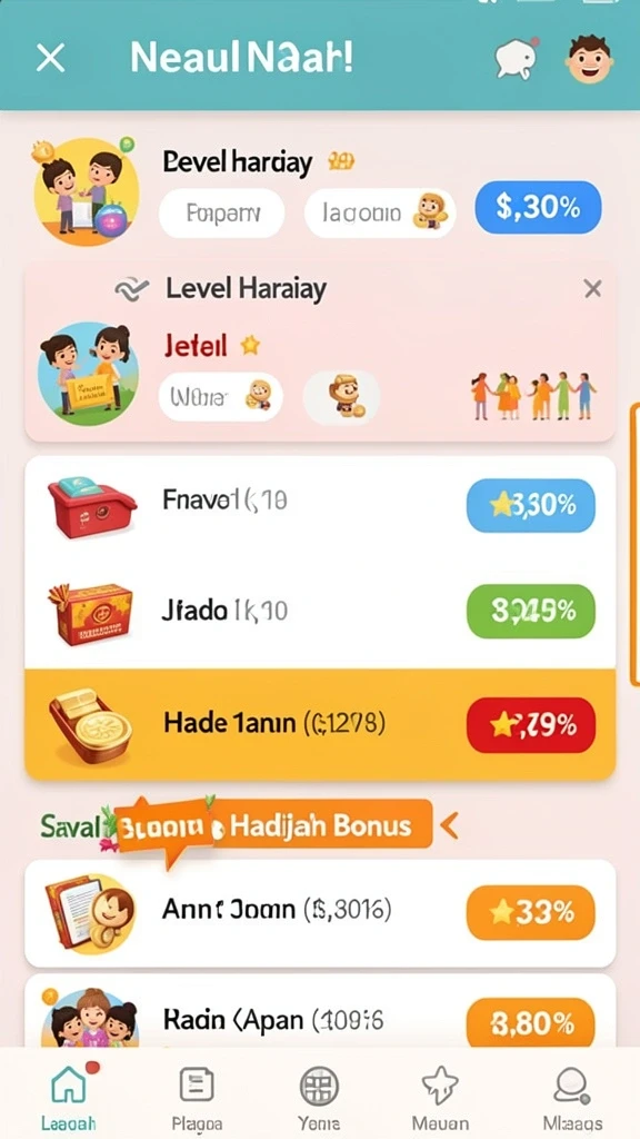 Screenshot aksi seru dalam permainan.