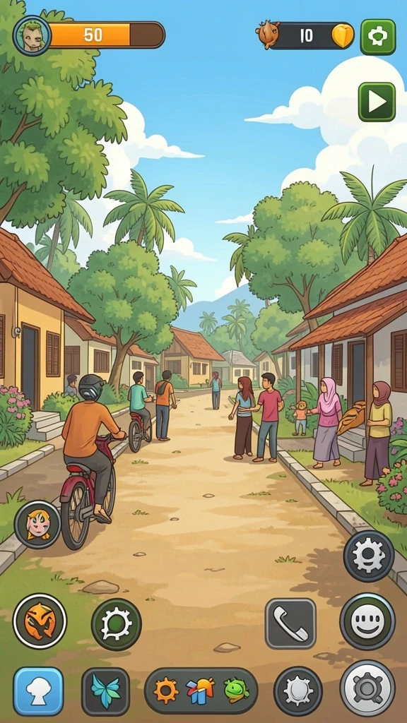 Fitur multiplayer yang seru untuk bermain bersama teman.