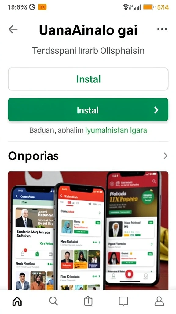 Tampilan antarmuka yang menarik dan user-friendly.