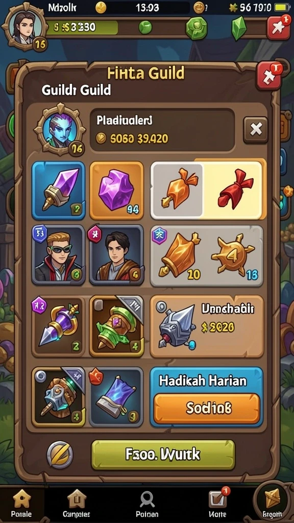 Pemandangan dunia dalam game yang memukau.